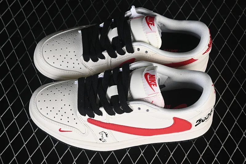 All categories Air Jordan Jordan series basketball shoes Air Jordan 1 Low high-end customized low-top sneakers Air Jordan 1 Low AJ1 Joe 1 Year of the Horse limited high-end customized low-top retro basketball shoes QW5288-140